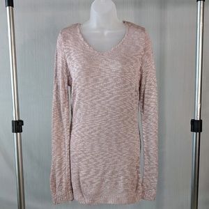 Cloudchaser lightweight sheer pink sweater